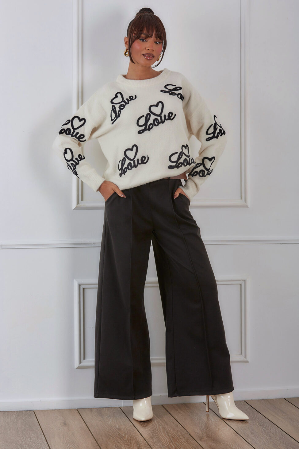 Benson παντελόνι με ζώνη μαύρο - Image 2