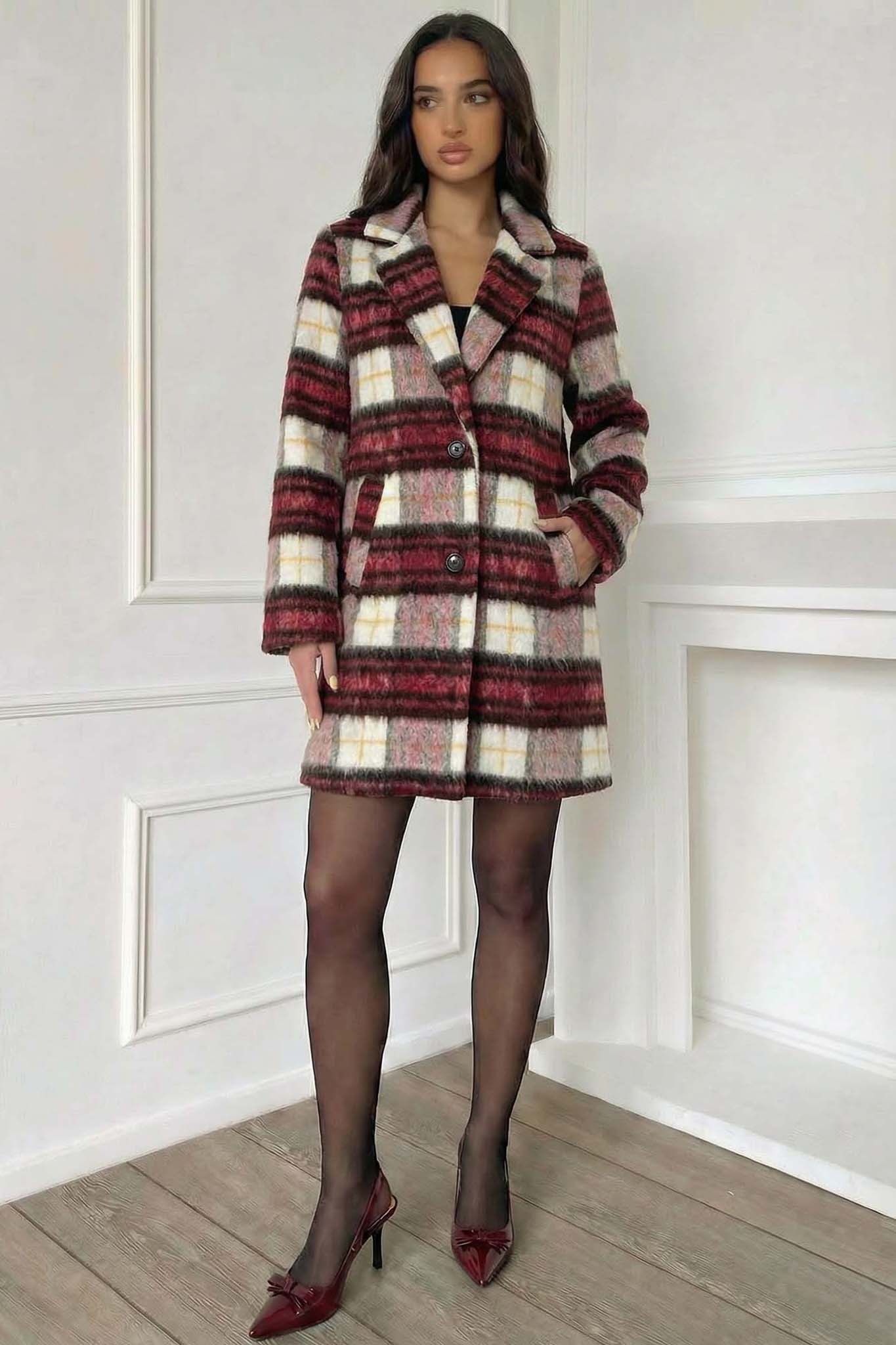 Budapest Παλτό μακρύ μπορντό Budapest Παλτό μακρύ μπορντό - Image 1