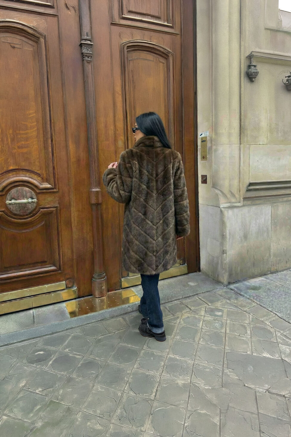 Clark γούνα καφέ - Image 2