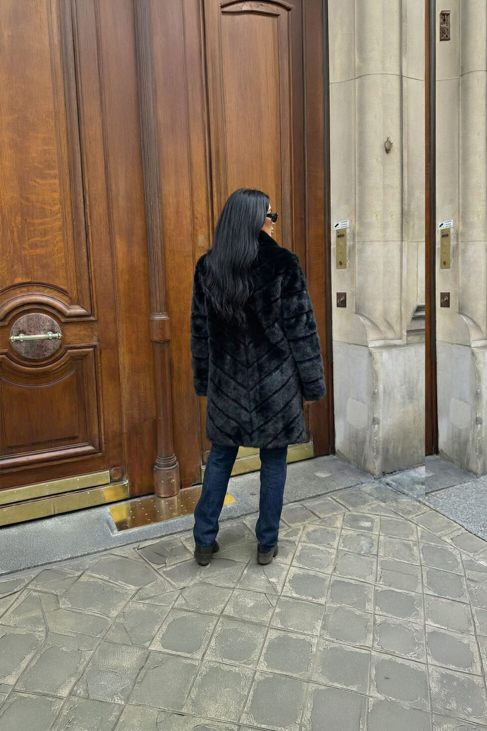 Clark γούνα μαύρο - Image 2