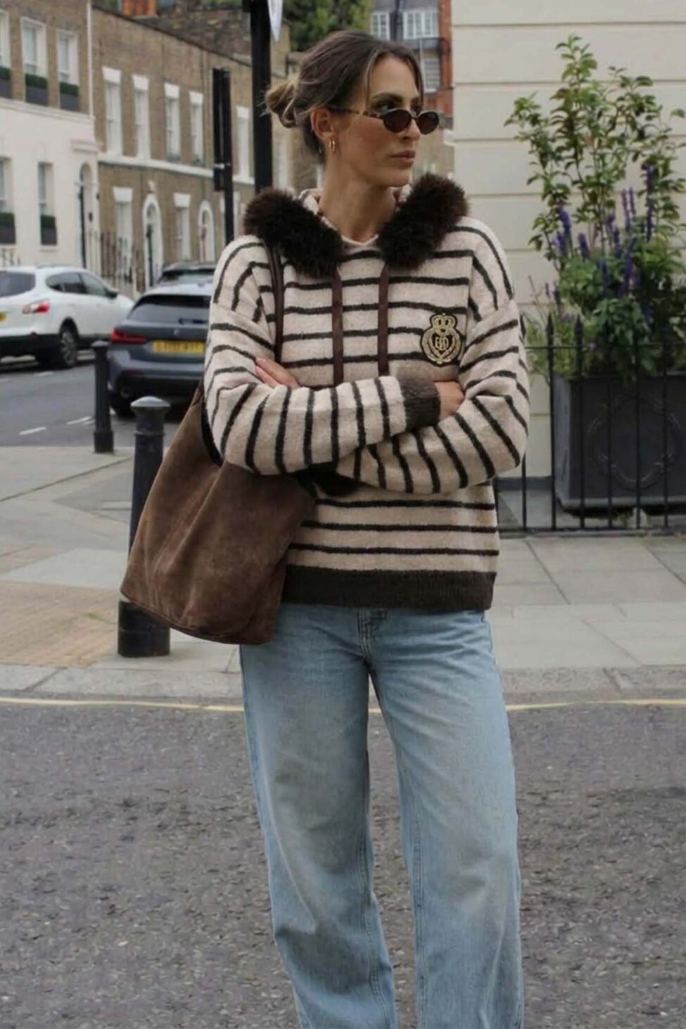 Cuddlecore Πλεκτή Μπλούζα καφέ - Image 2