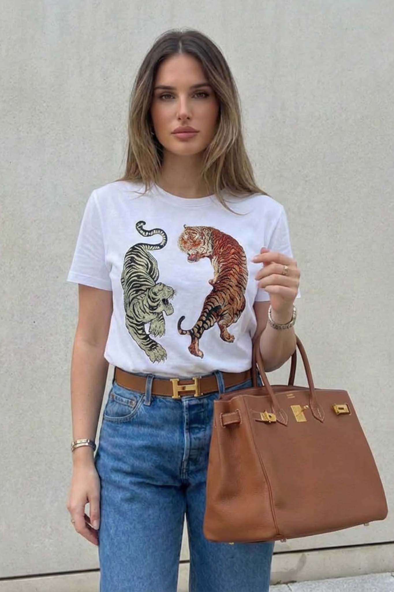 Diaz μπλούζα με σχέδιο λευκό Diaz μπλούζα με σχέδιο λευκό - Image 1