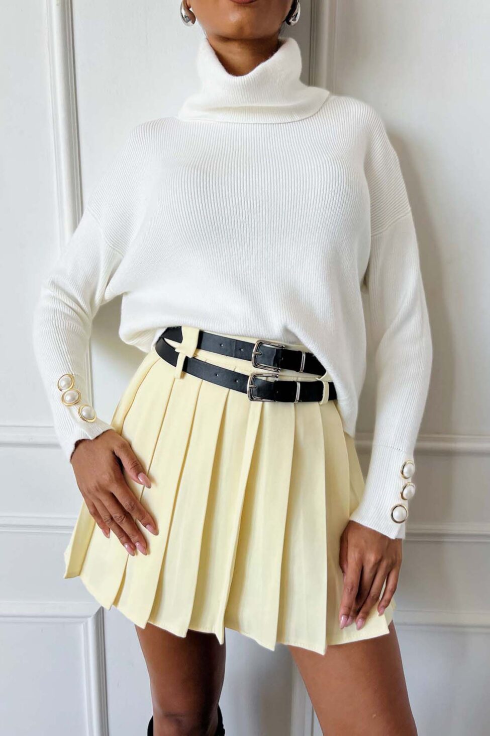 Ellyz μπλούζα ζιβάγκο λευκό - Image 3