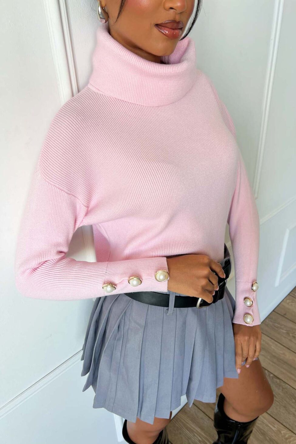 Ellyz μπλούζα ζιβάγκο ροζ - Image 2