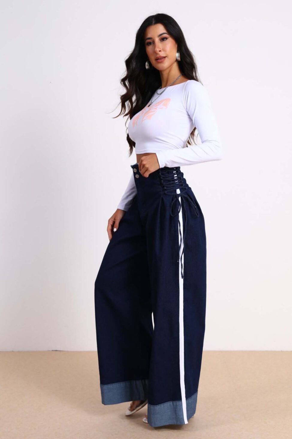 Frisbee Τζιν Παντελόνι μπλε σκούρο - Image 3