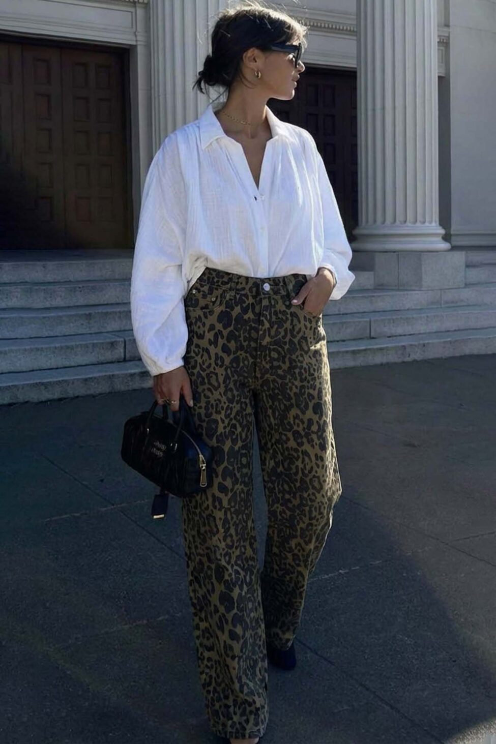 Gigi Τζιν Παντελόνι λεοπάρ - Image 3