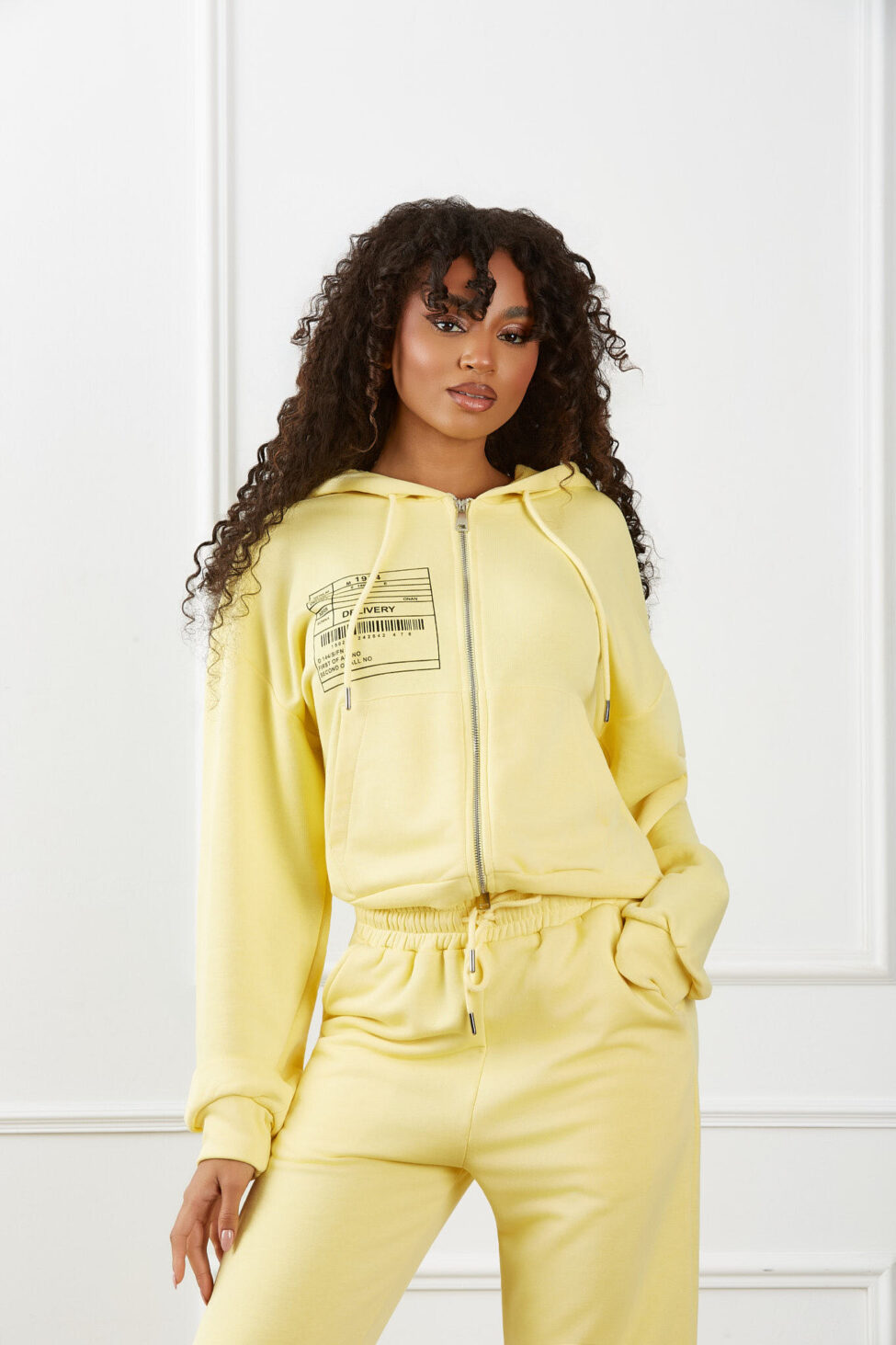 Haribo Σετ Φόρμας Ζακέτα Παντελόνι κίτρινο - Image 2