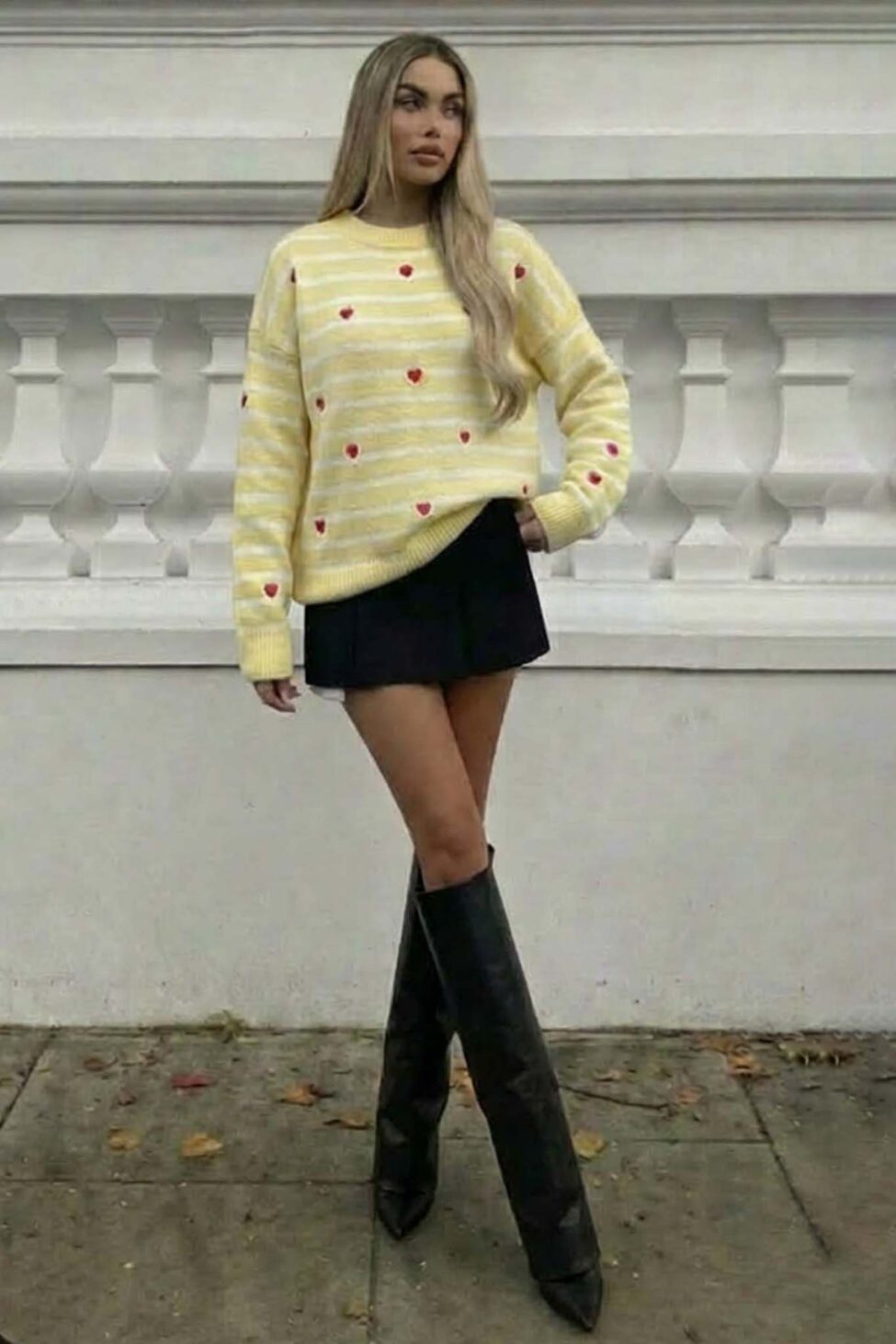 Helena Πλέκτο Τοπ κίτρινο - Image 2