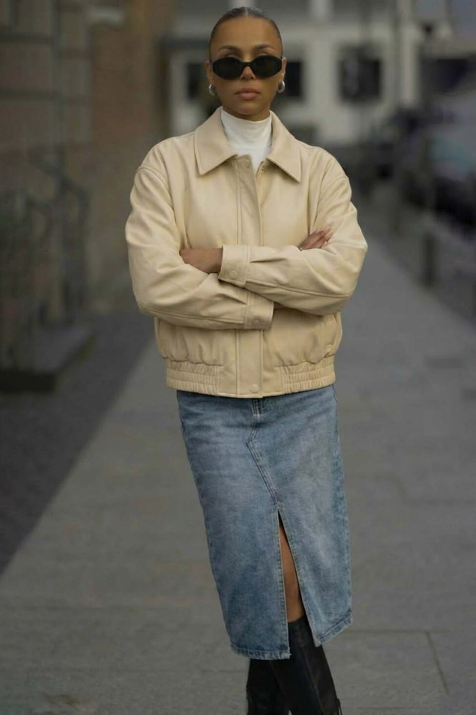 Jabbar bomber μπουφάν εκρού - Image 2