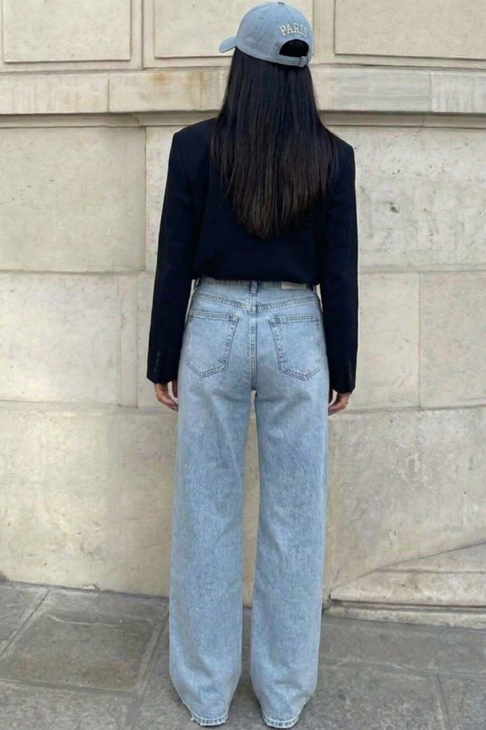 Jonas τζιν παντελόνι με σχέδιο και στρας μπλε - Image 2