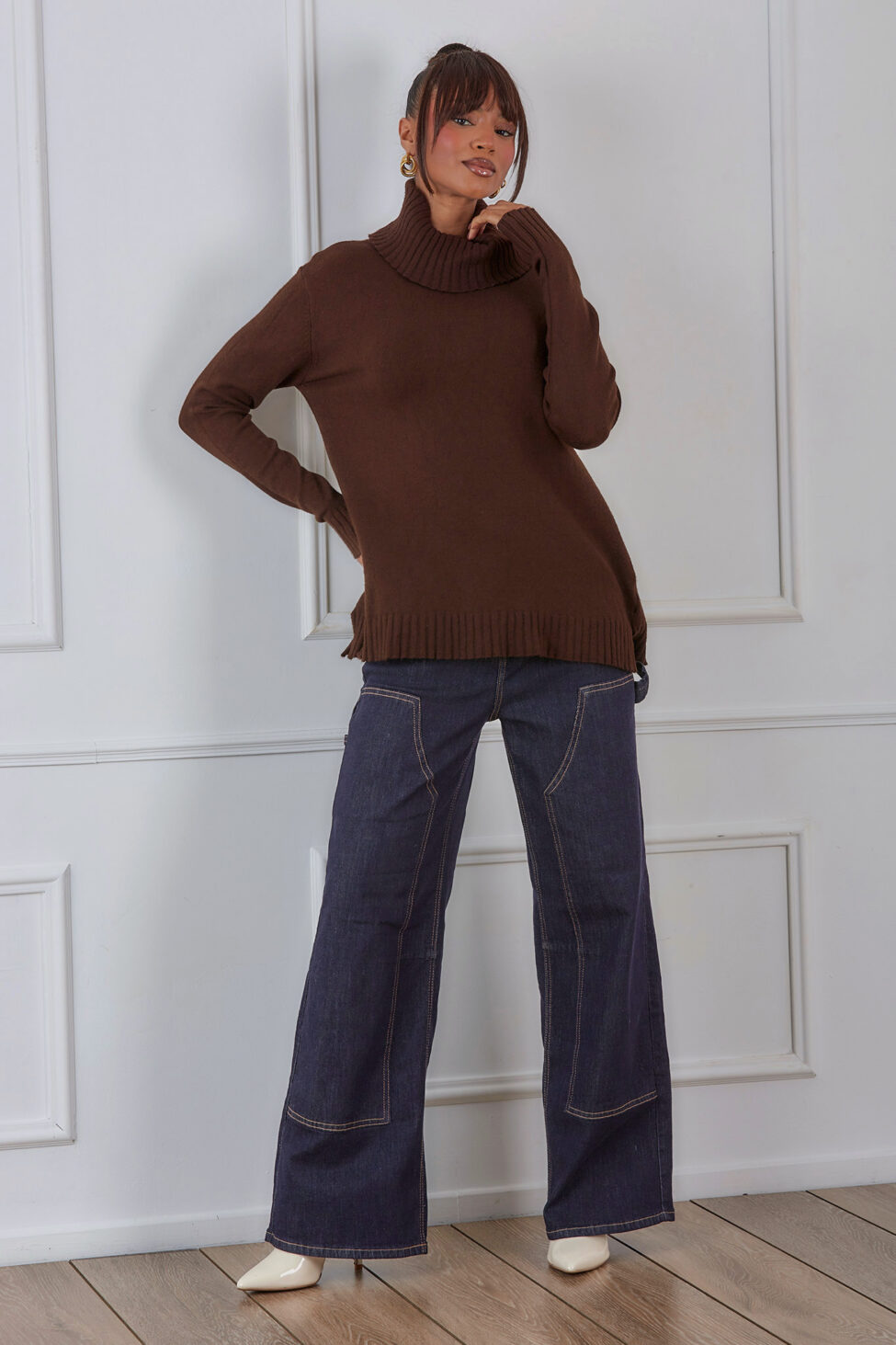 Kelpie Πουλόβερ καφέ - Image 2