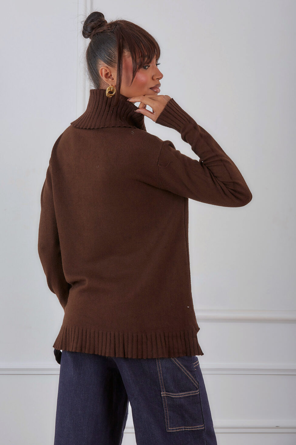 Kelpie Πουλόβερ καφέ - Image 4