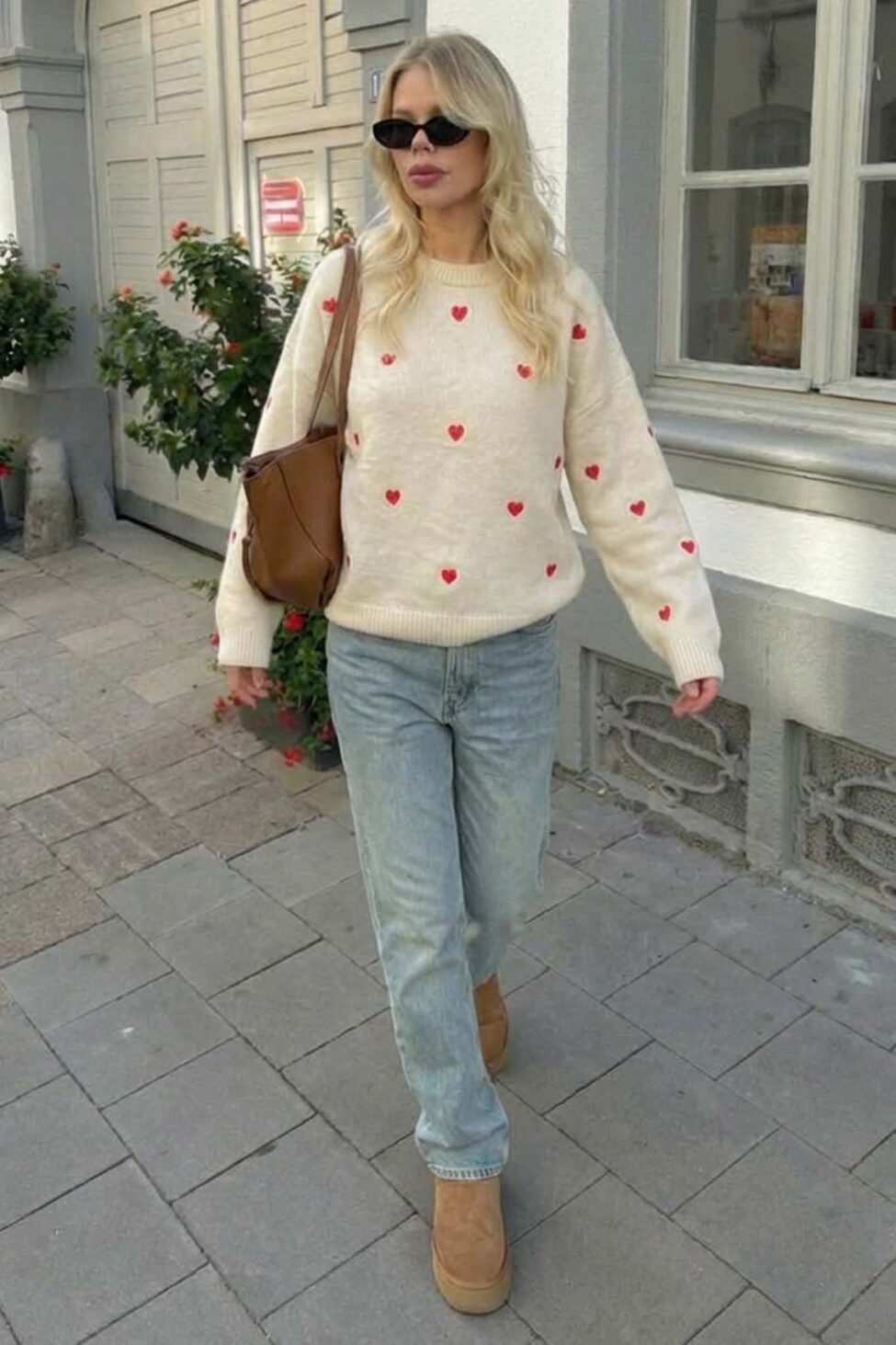 Loveyboo Πλεκτό τοπ εκρού - Image 2