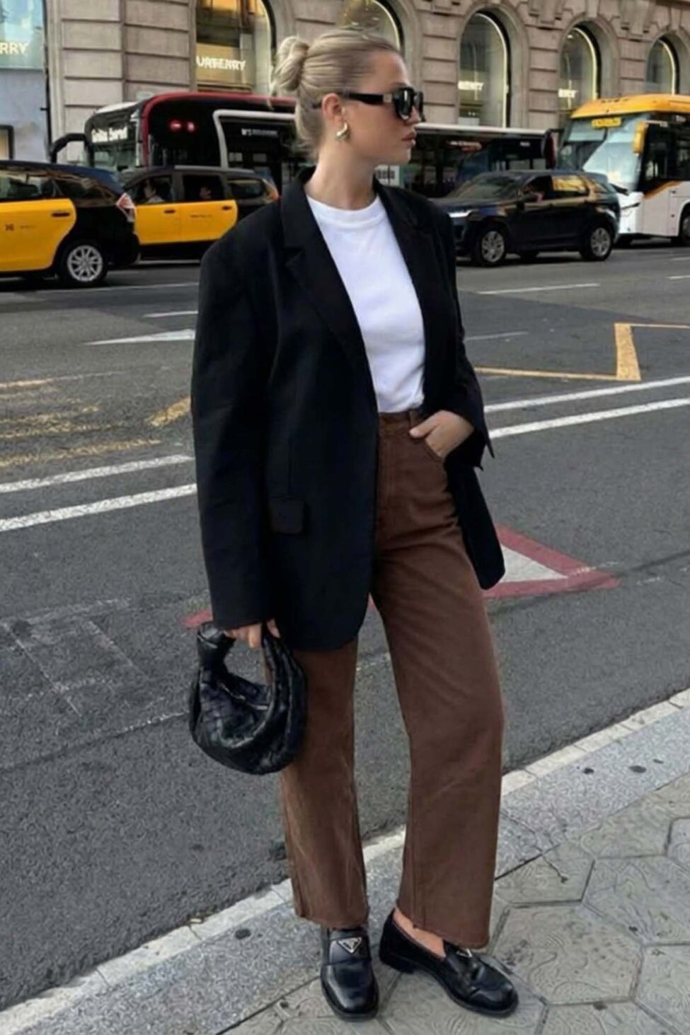 Milda τζιν παντελόνι καφέ - Image 2