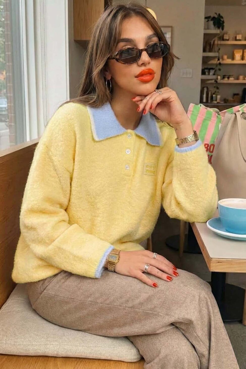 Miraluna Πουλόβερ κίτρινο - Image 2