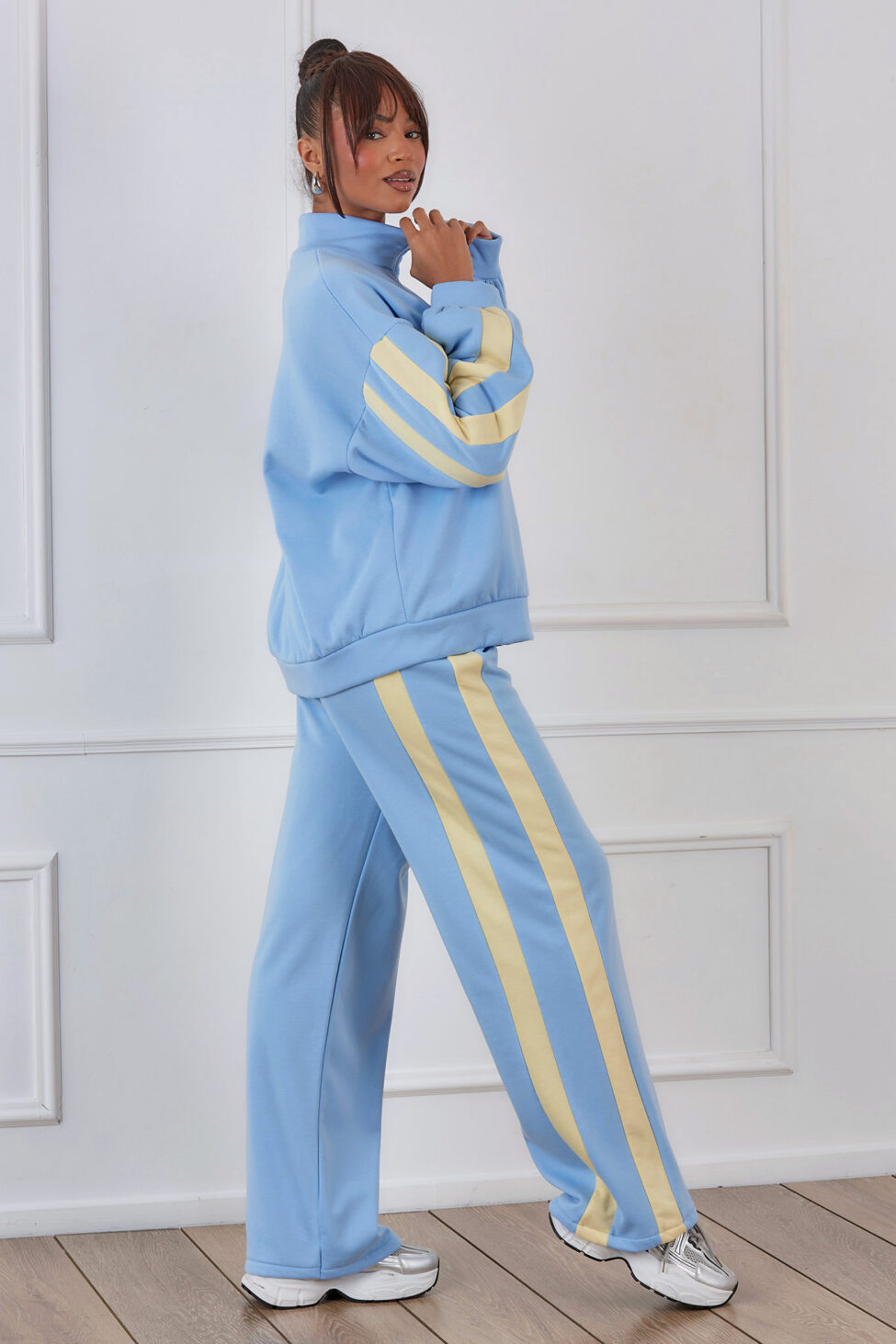 Omar Σετ Ζακέτα Παντελόνι σιελ - Image 3