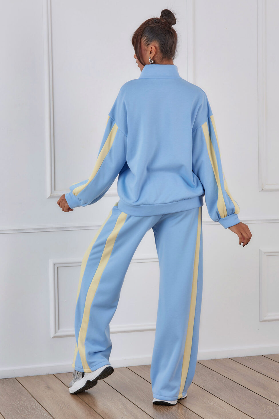 Omar Σετ Ζακέτα Παντελόνι σιελ - Image 7