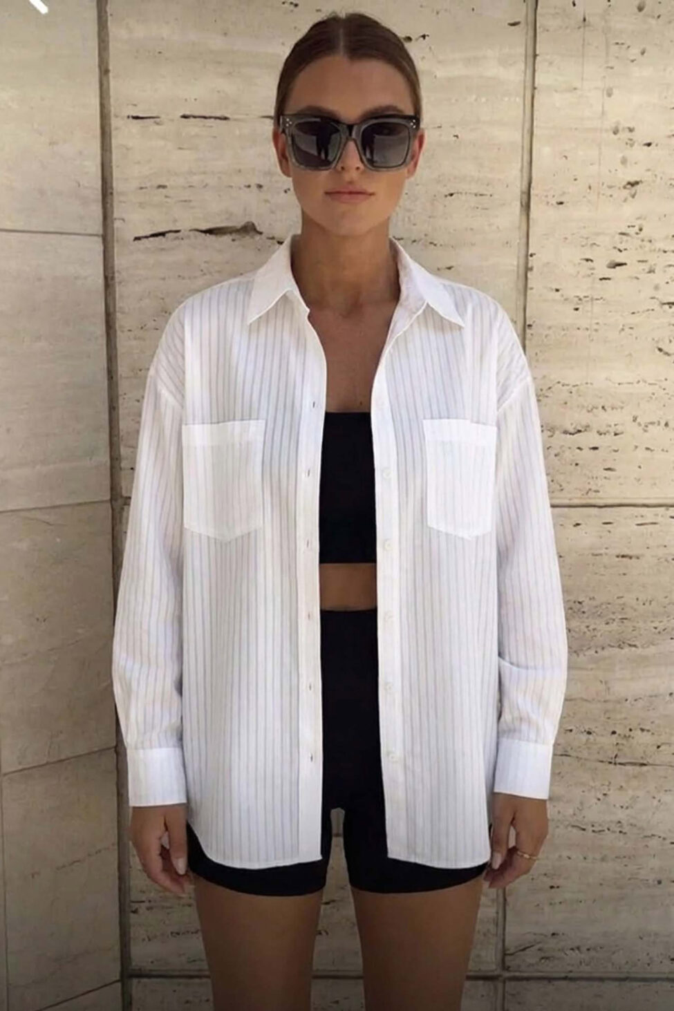Opinion πουκάμισο με τσέπες λευκό - Image 2