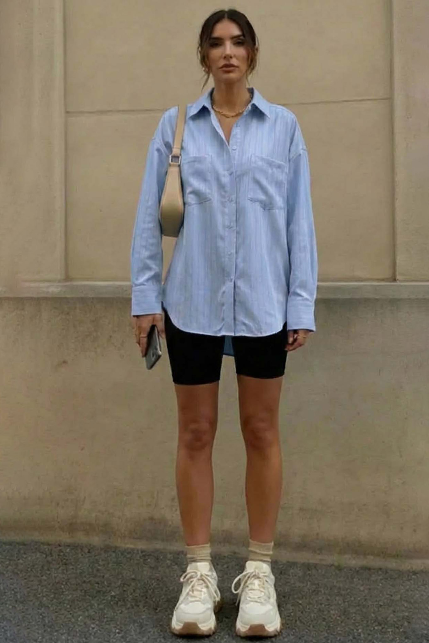 Opinion πουκάμισο με τσέπες μπλε Opinion πουκάμισο με τσέπες μπλε - Image 1