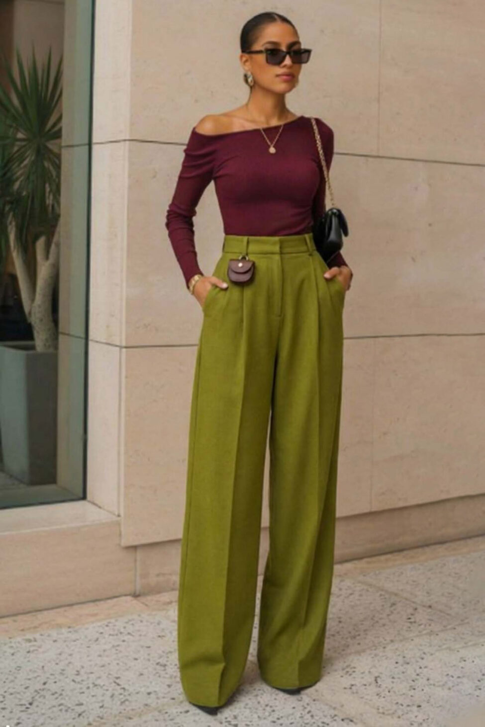 Ozette παντελόνι λαδί - Image 2