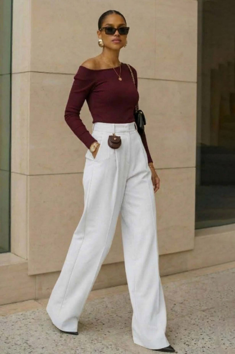 Ozette παντελόνι λευκό - Image 2