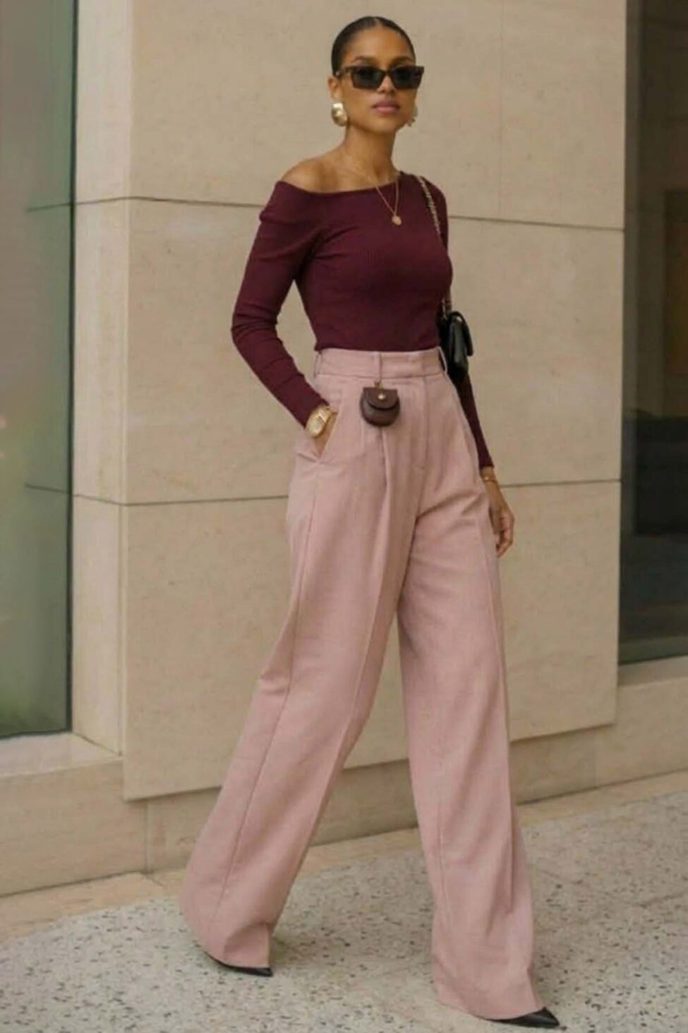 Ozette παντελόνι ροζ - Image 2