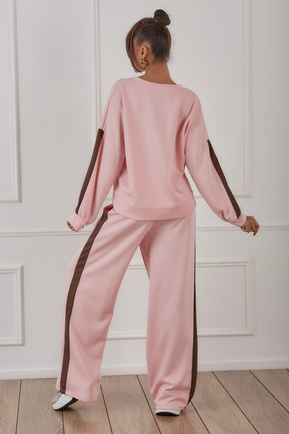 Picco σετ φούτερ παντελόνι ροζ - Image 3