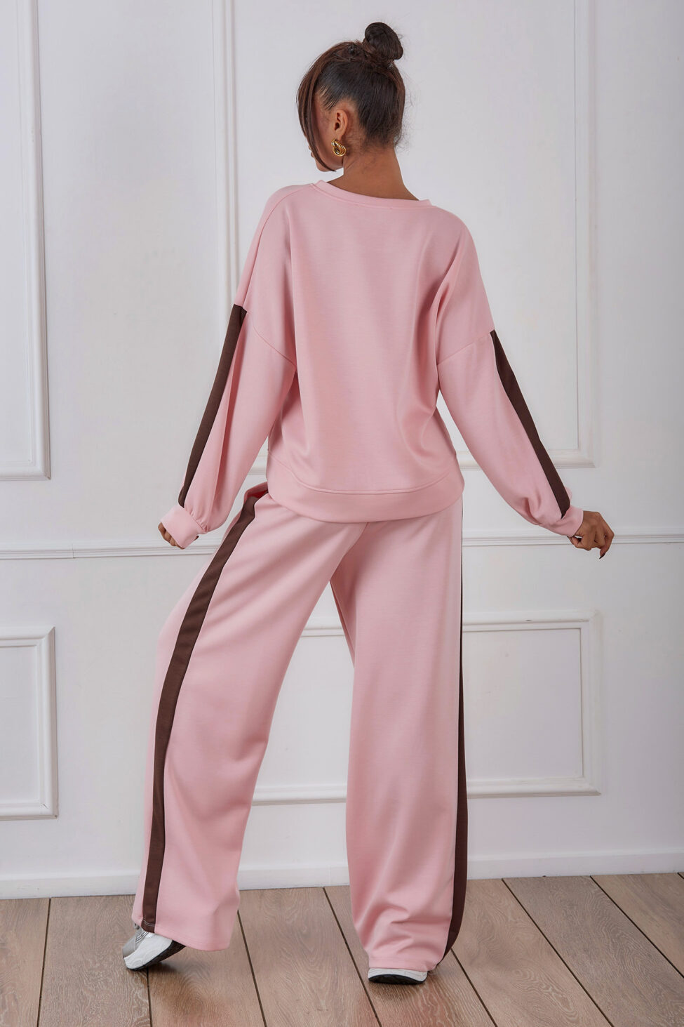 Picco σετ φούτερ παντελόνι ροζ - Image 3