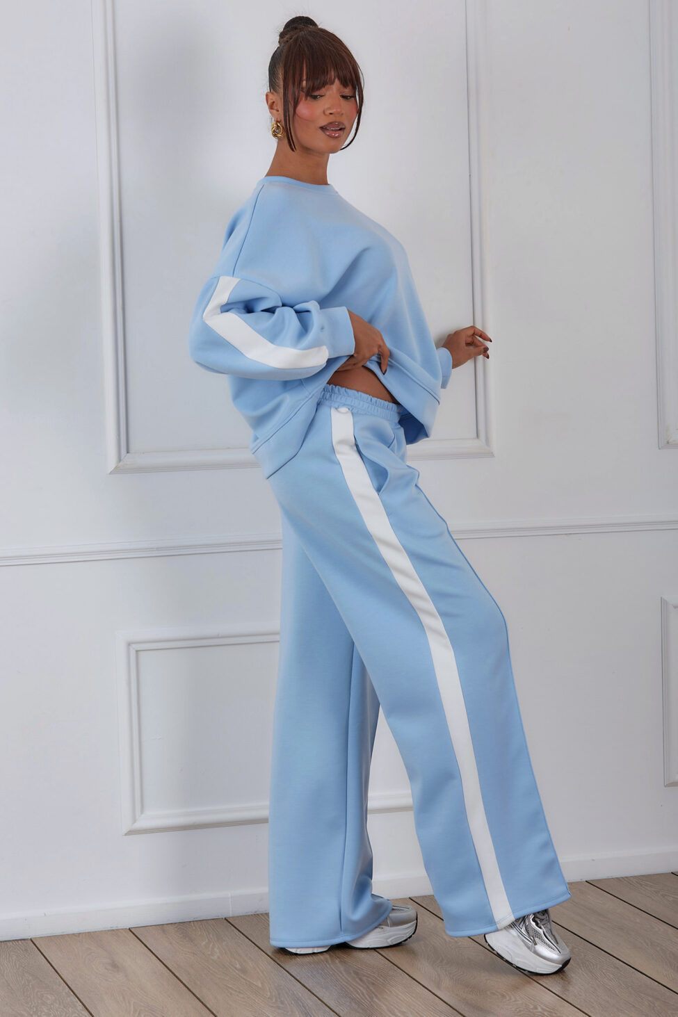 Picco σετ φούτερ παντελόνι σιελ - Image 3