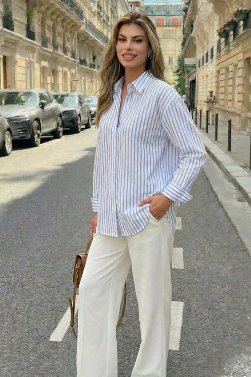 Pilot πουκάμισο με ρίγες σιελ - Image 2