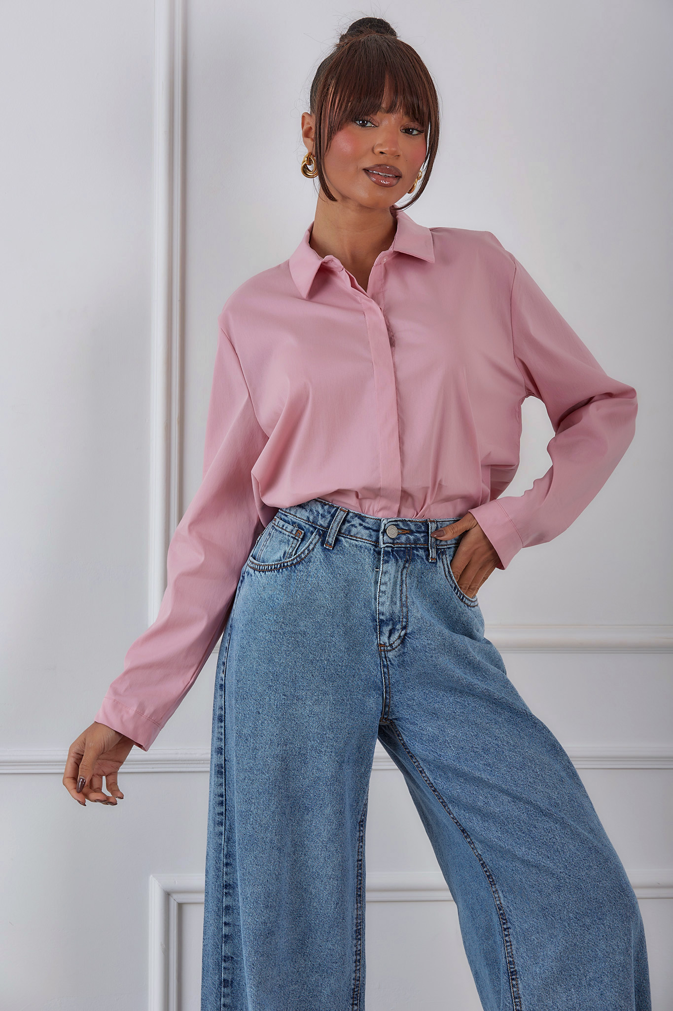 Poem πουκάμισο ροζ Poem πουκάμισο ροζ - Image 1