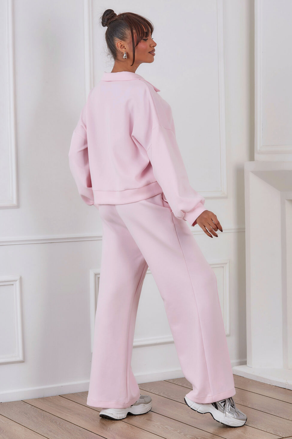 Ricky σετ μπλούζα παντελόνι ροζ - Image 3