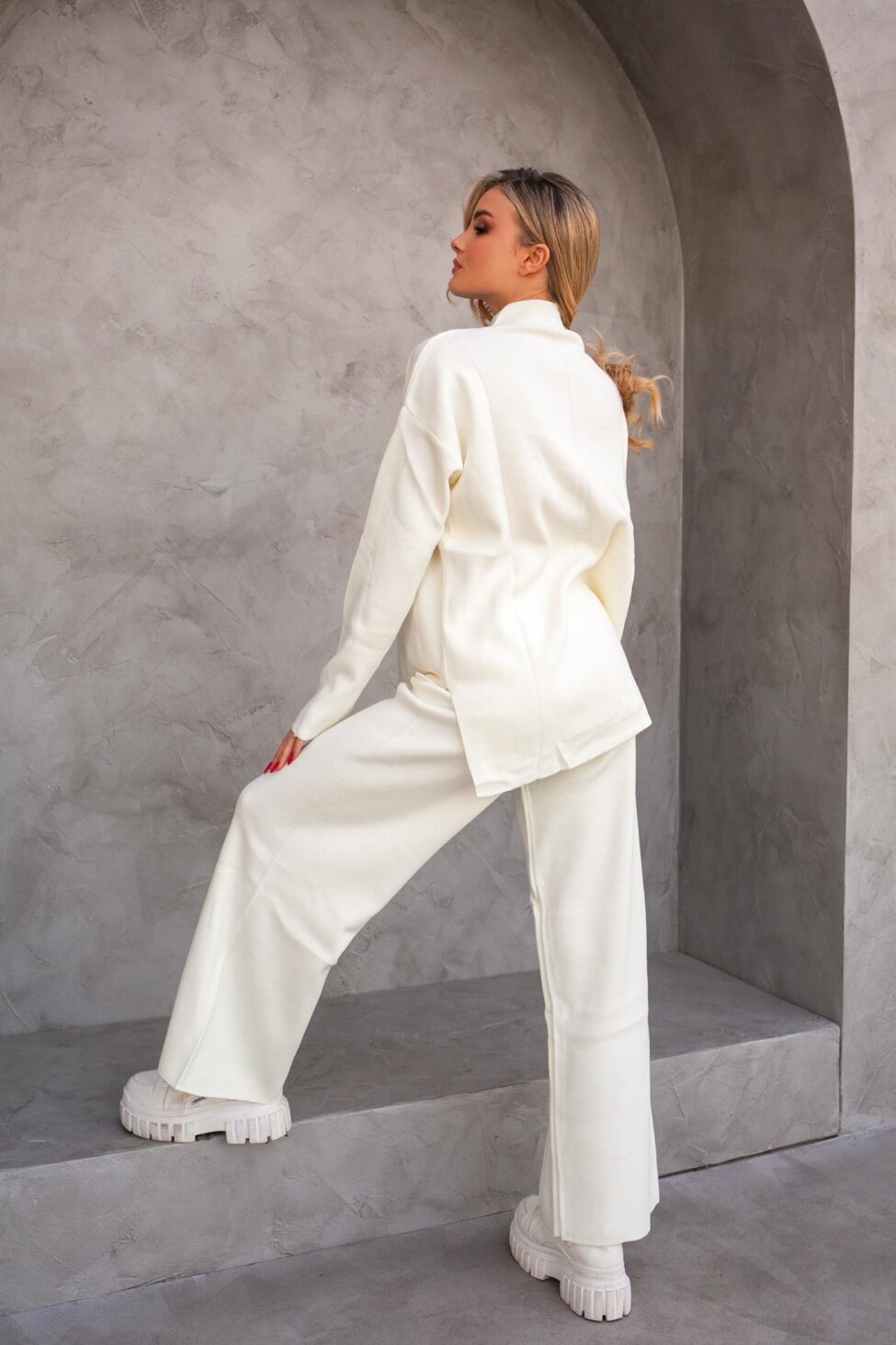 Rimo πλεκτό σετ λευκό - Image 2