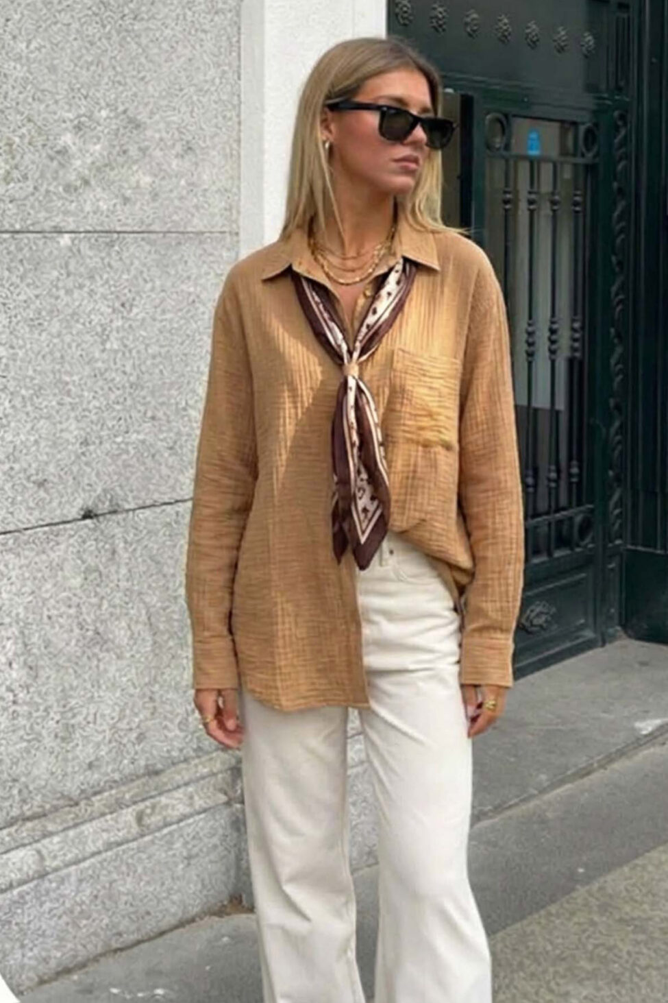 Sacramento πουκάμισο μπεζ - Image 2