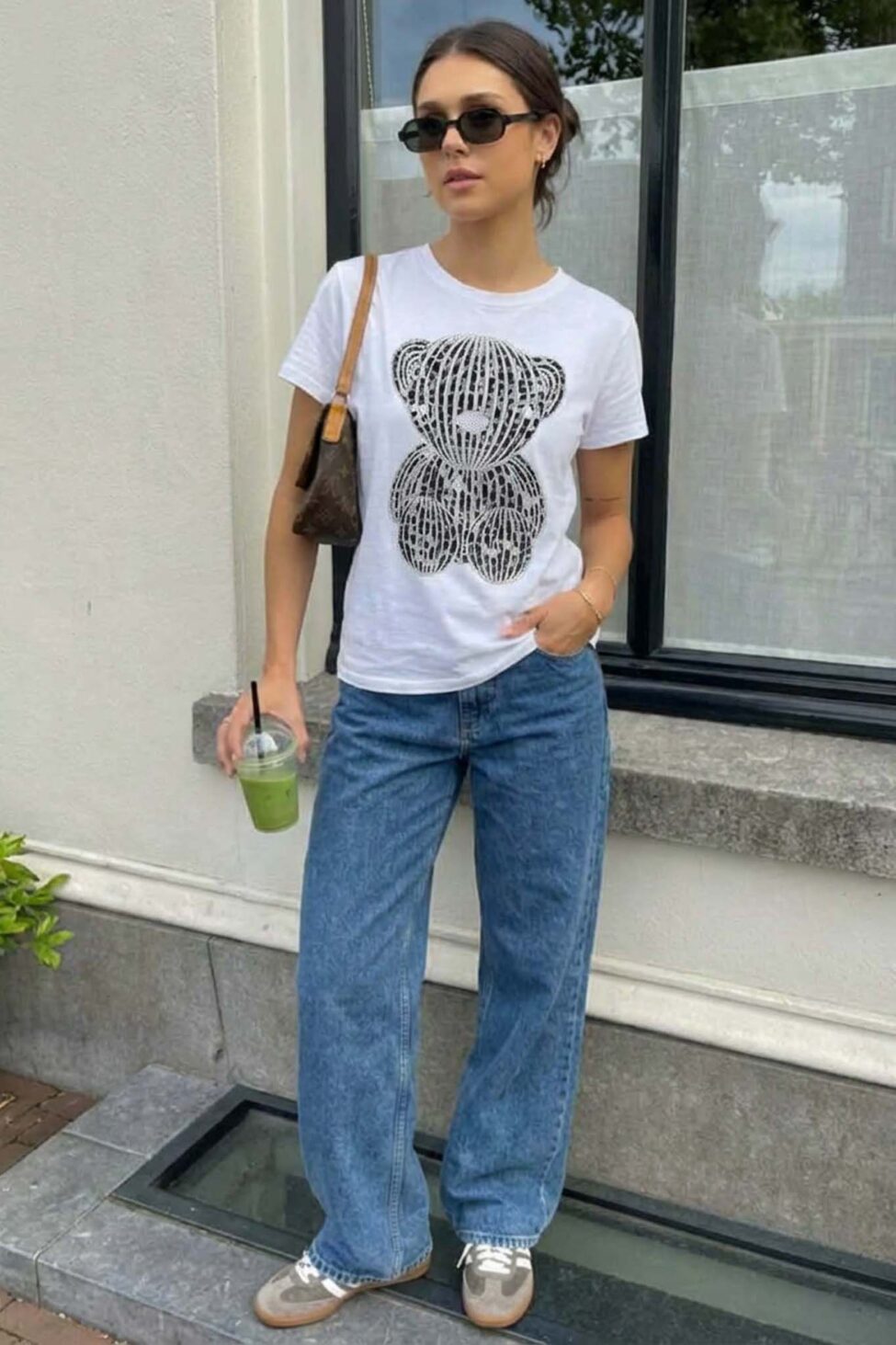 Shaun μπλούζα με σχέδιο λευκό - Image 2