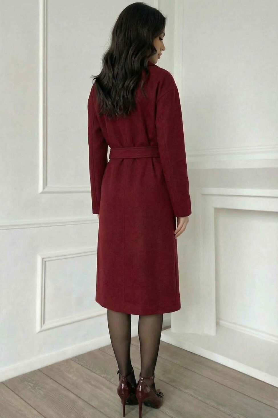 Slovakia Παλτό μακρύ μπορντό - Image 2