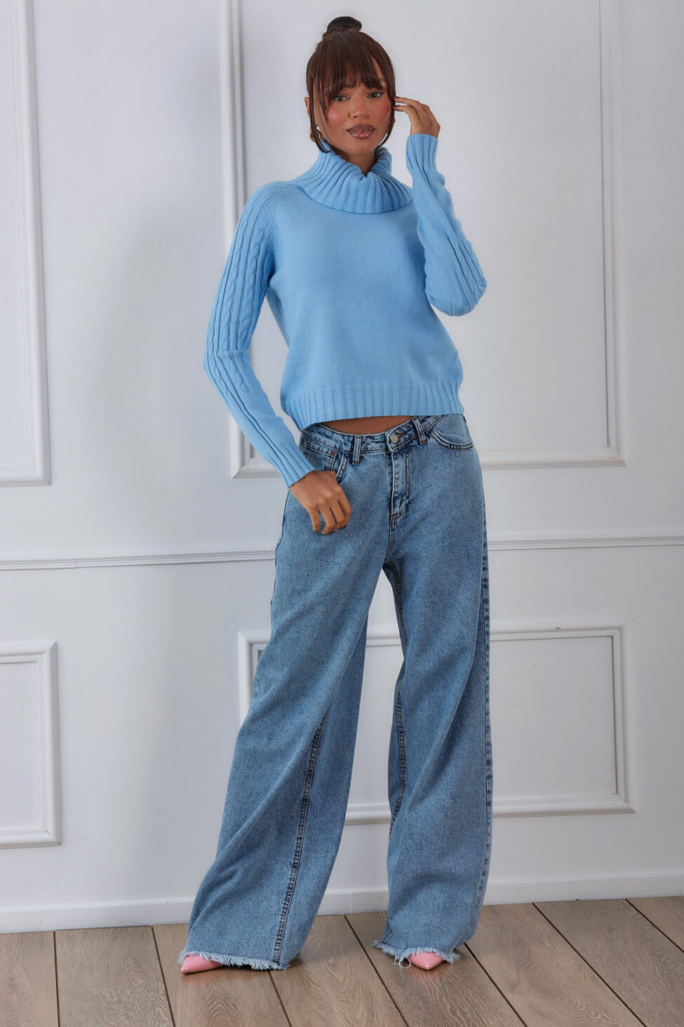 Souix Πουλόβερ γαλάζιο - Image 2