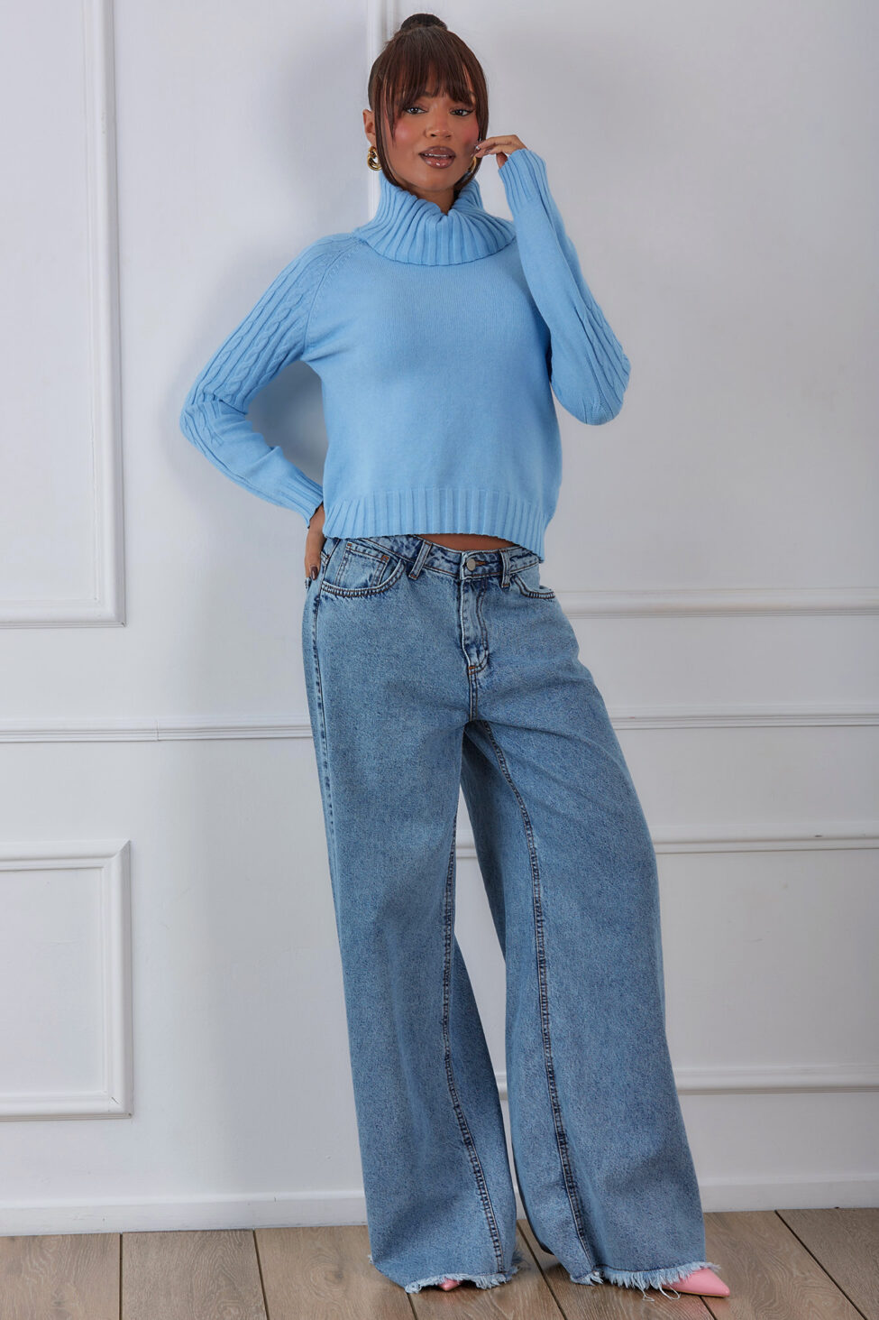 Souix Πουλόβερ γαλάζιο - Image 3