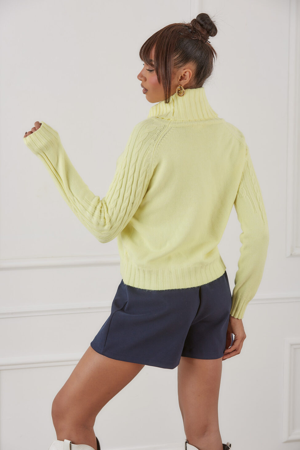 Souix Πουλόβερ κίτρινο - Image 3