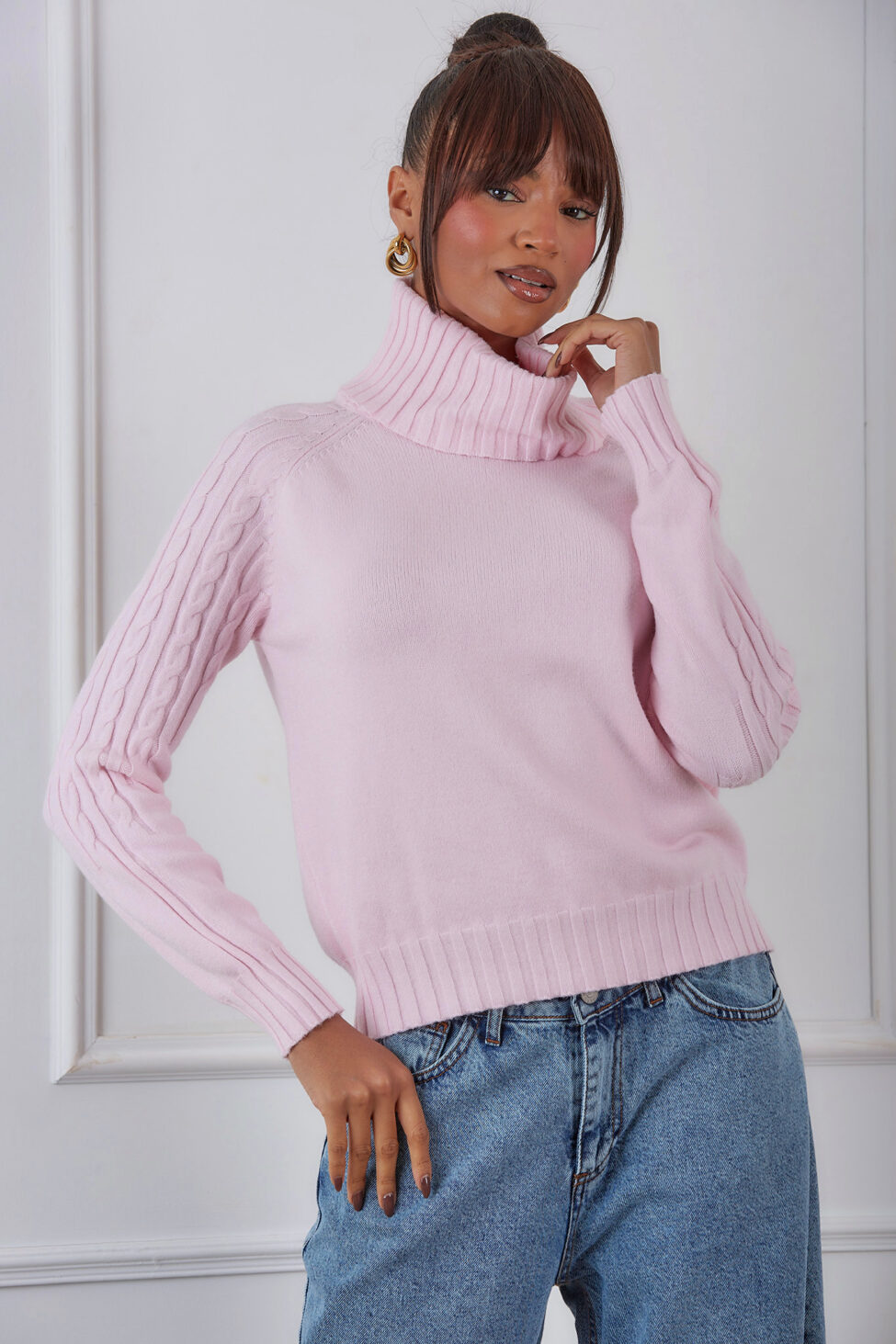 Souix Πουλόβερ ροζ - Image 3