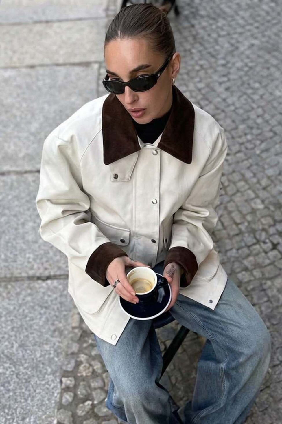 Street τζάκετ εκρού - Image 2