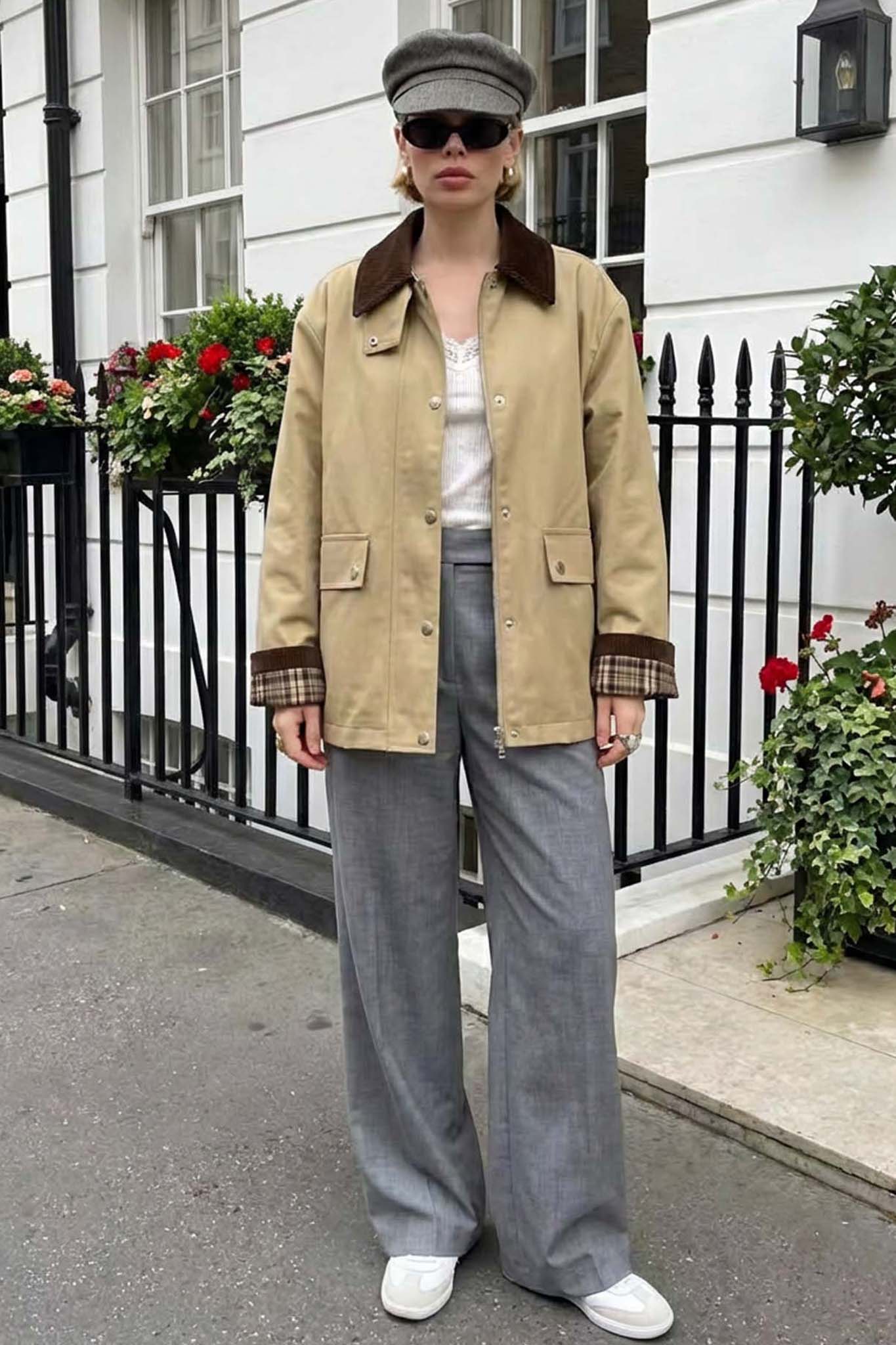 Street τζάκετ μπεζ Street τζάκετ μπεζ - Image 1