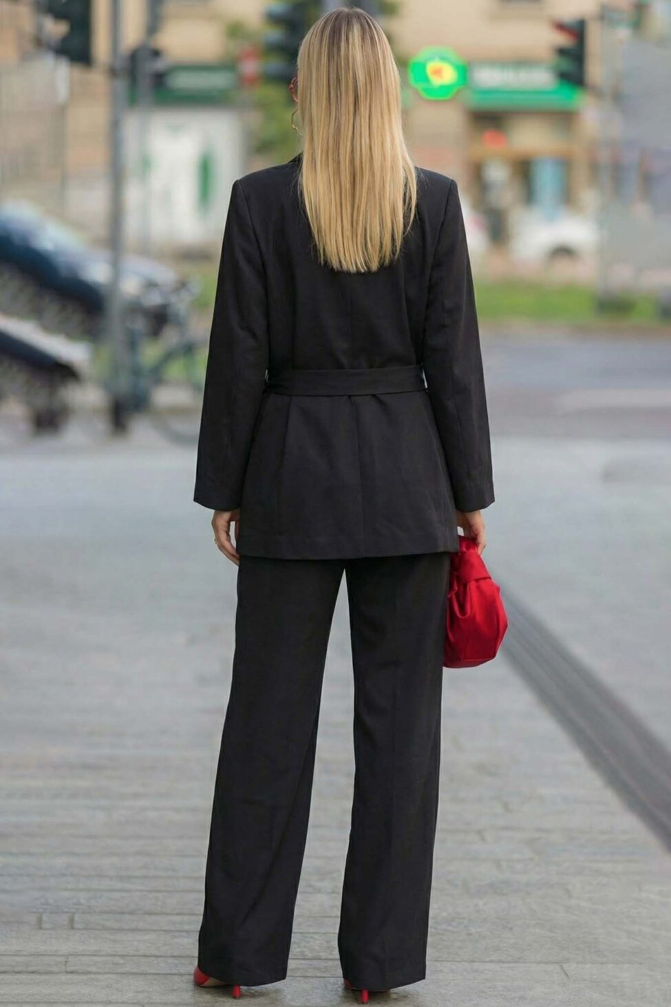 Vesus σετ σακάκι με παντελόνι μαύρο - Image 2