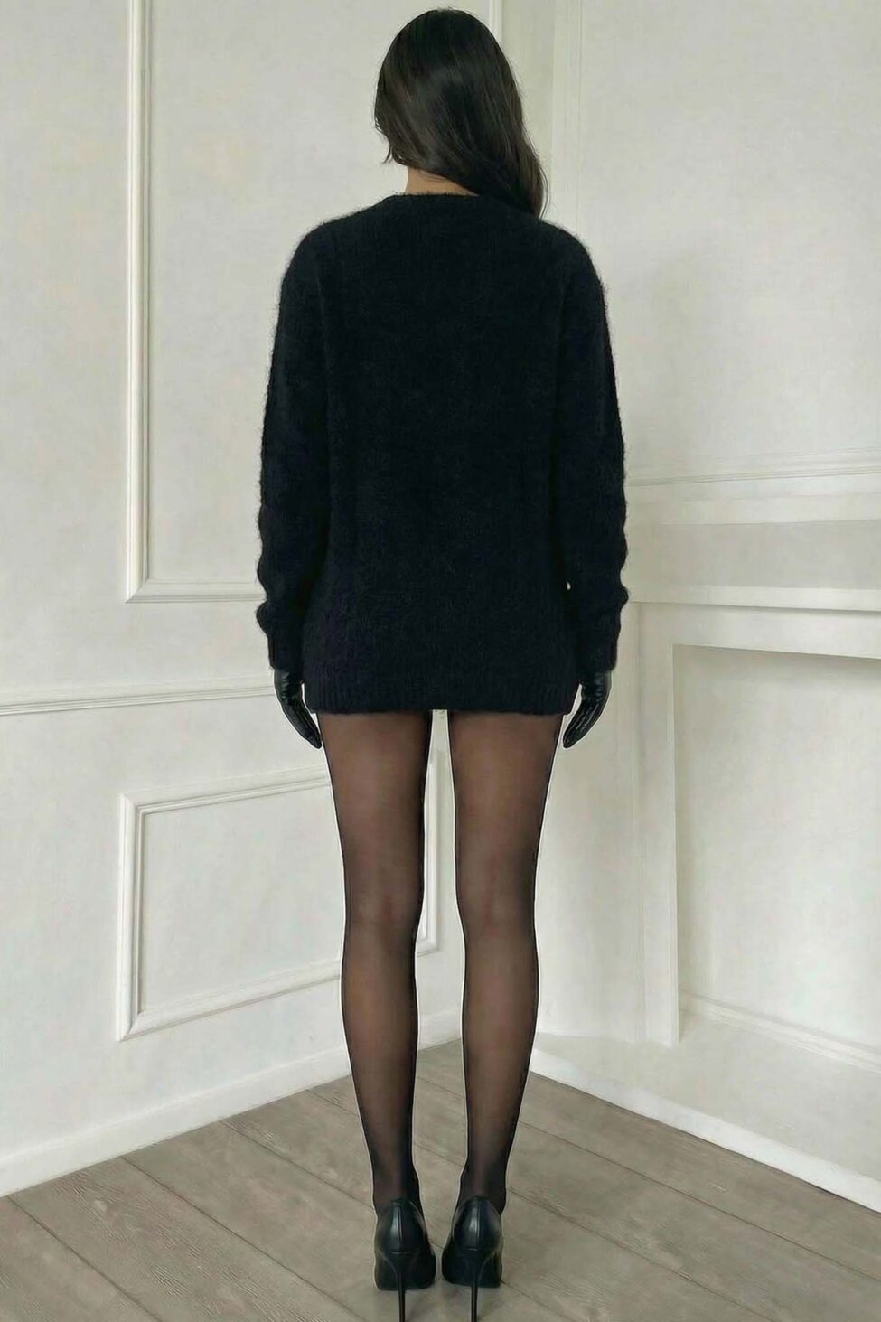 Wizard Πλεκτή μπλούζα μαύρο - Image 2