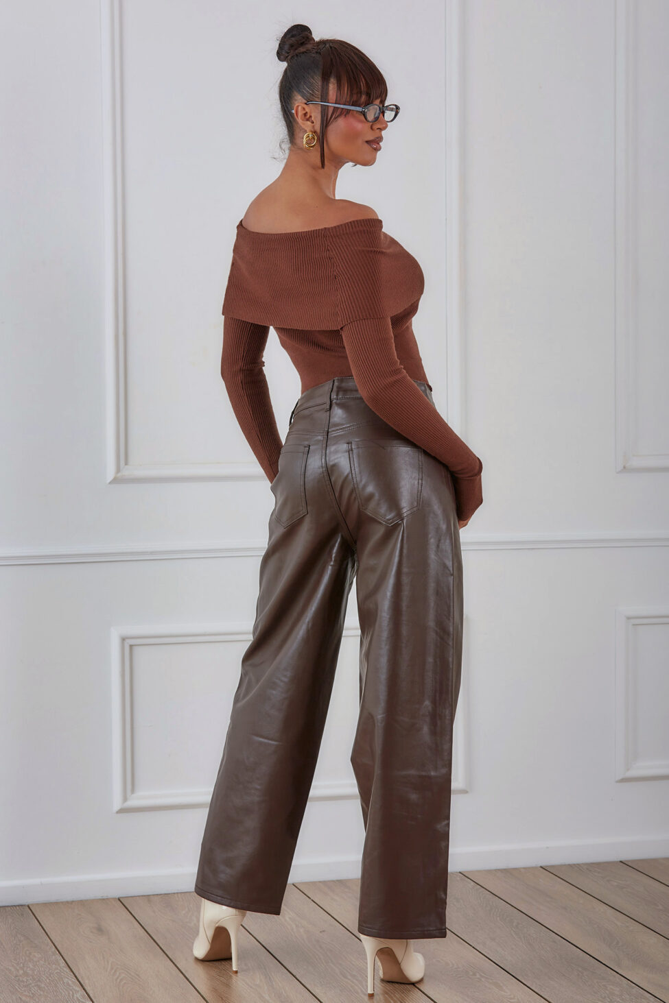 Acelya Παντελόνι καφέ - Image 2