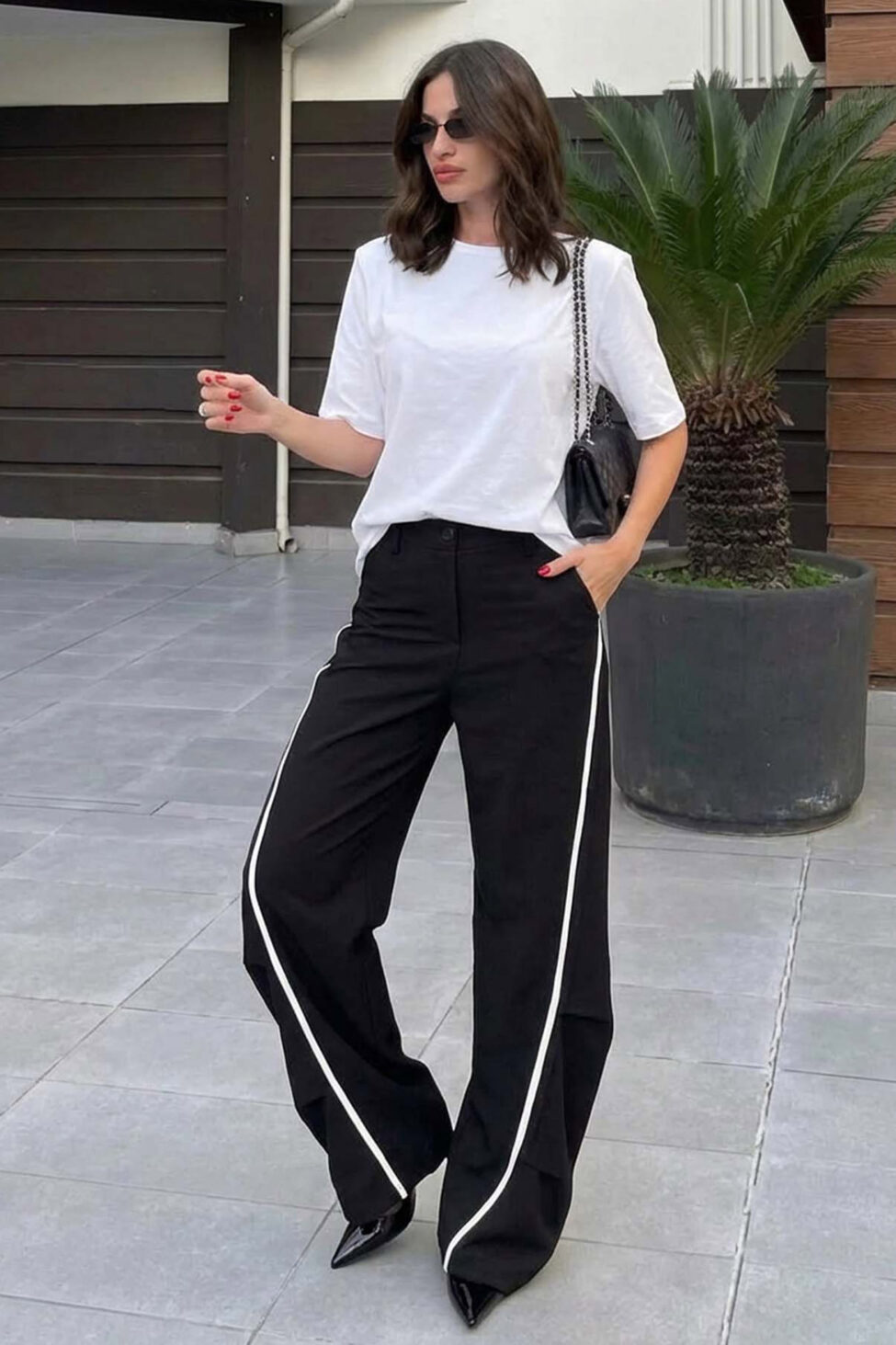 Afternoon παντελόνι μαύρο - Image 2