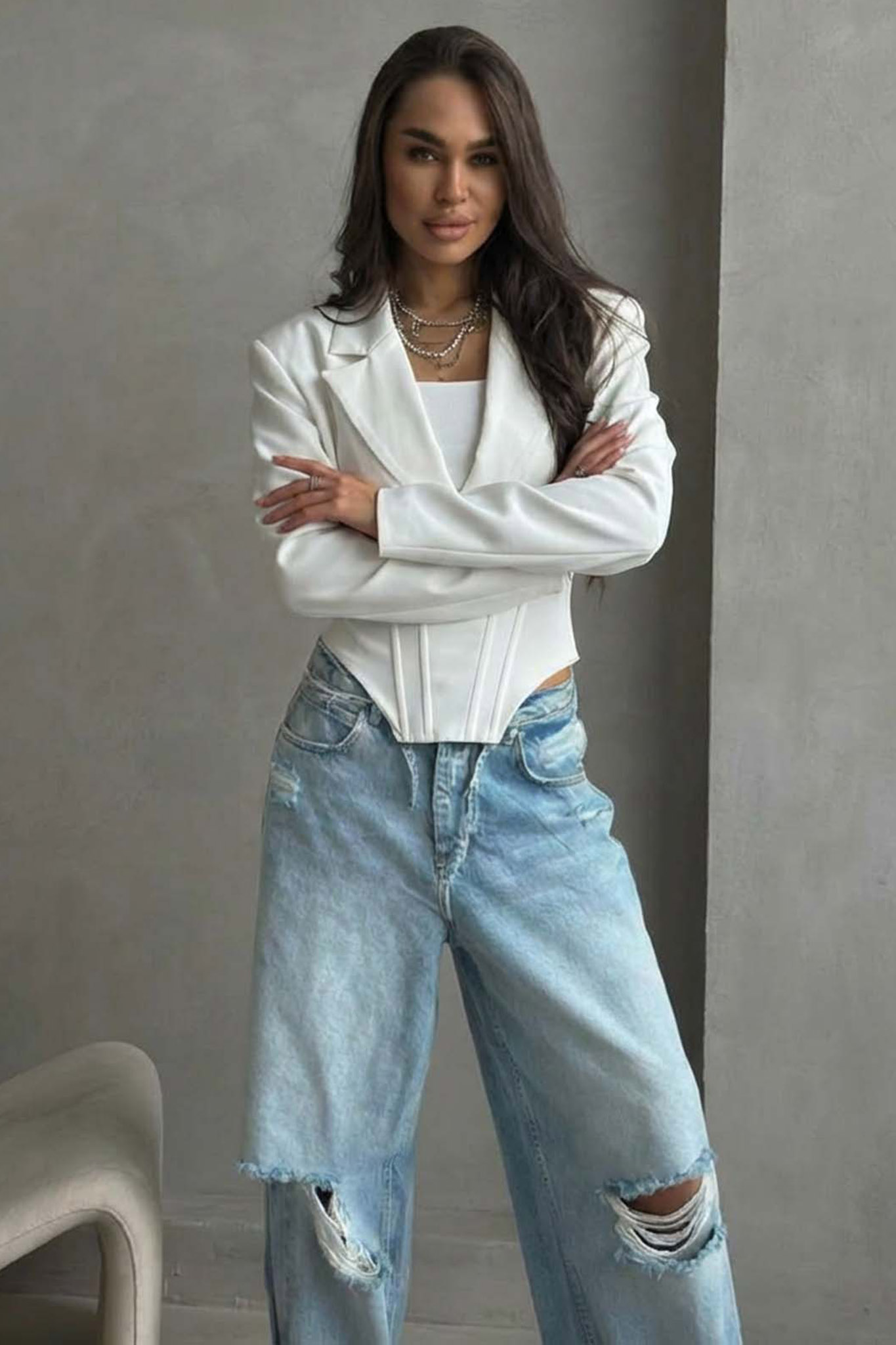 Akanthus τοπ λευκό Akanthus τοπ λευκό - Image 1