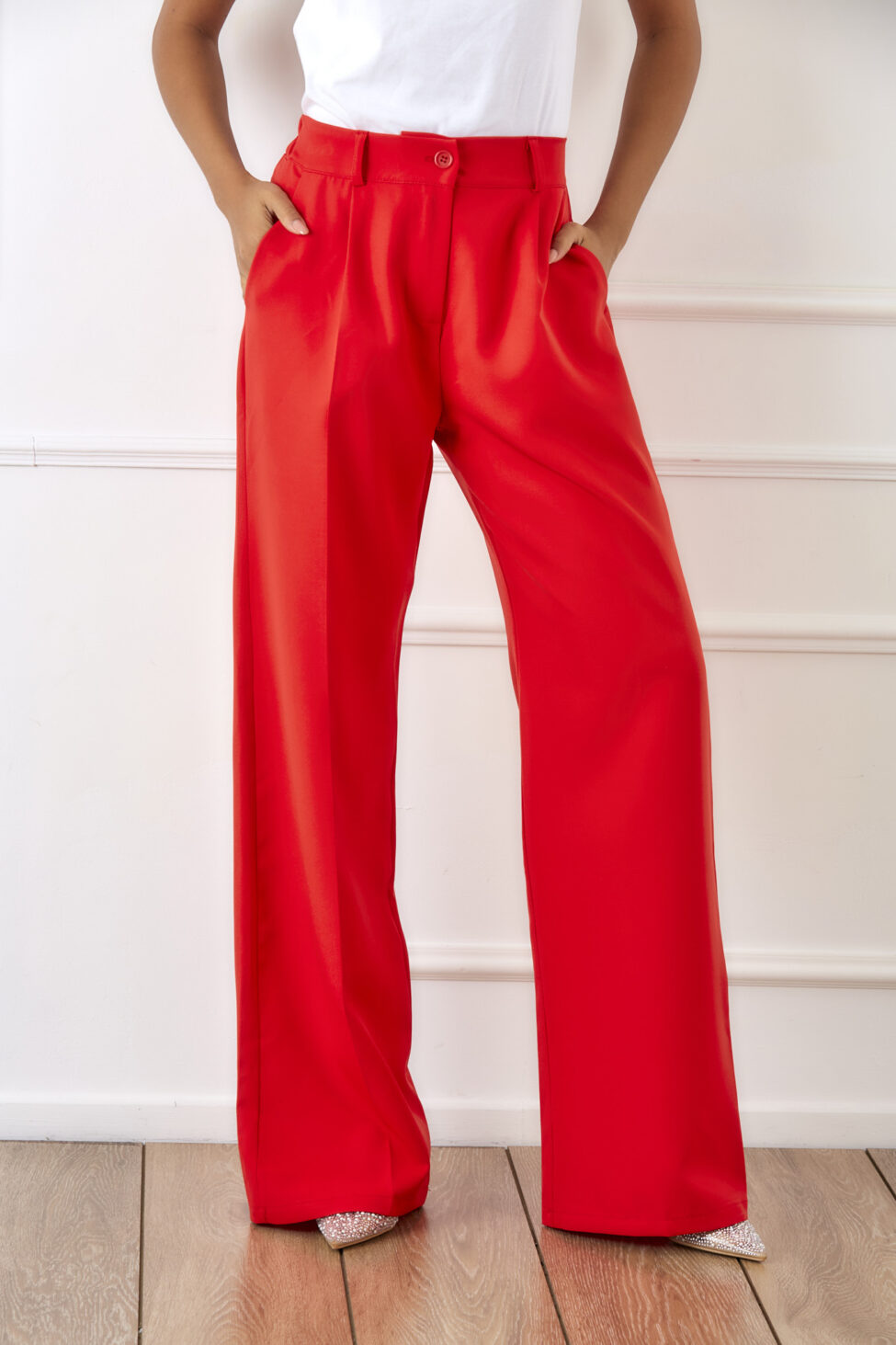 Anthony σετ σακάκι παντελόνι κόκκινο - Image 3