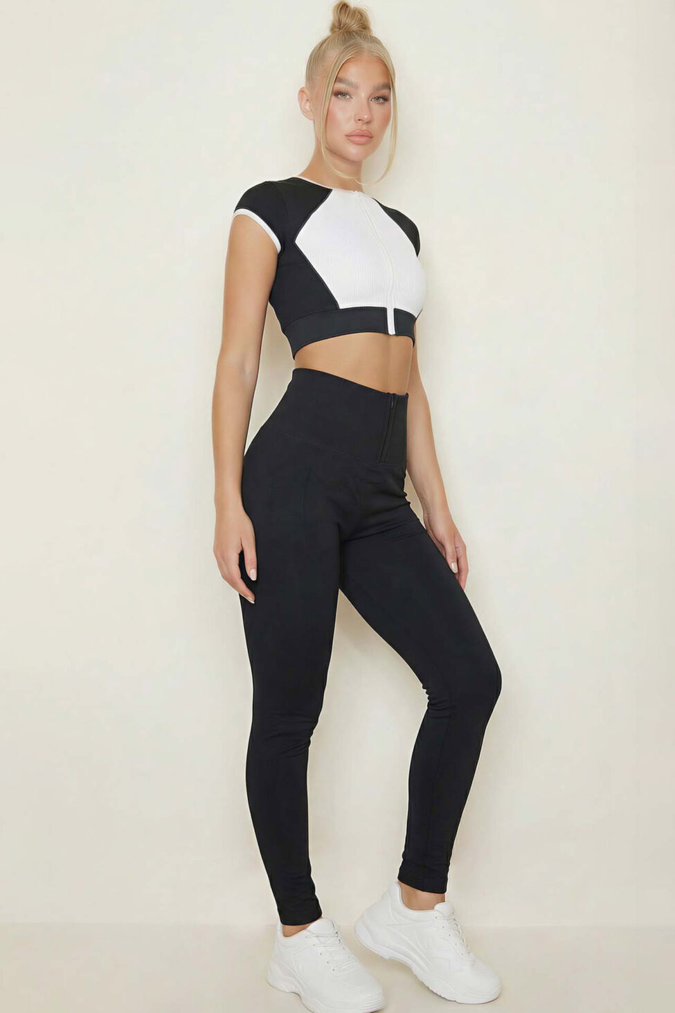 Bette κολάν με φερμουάρ στη μέση μαύρο - Image 2