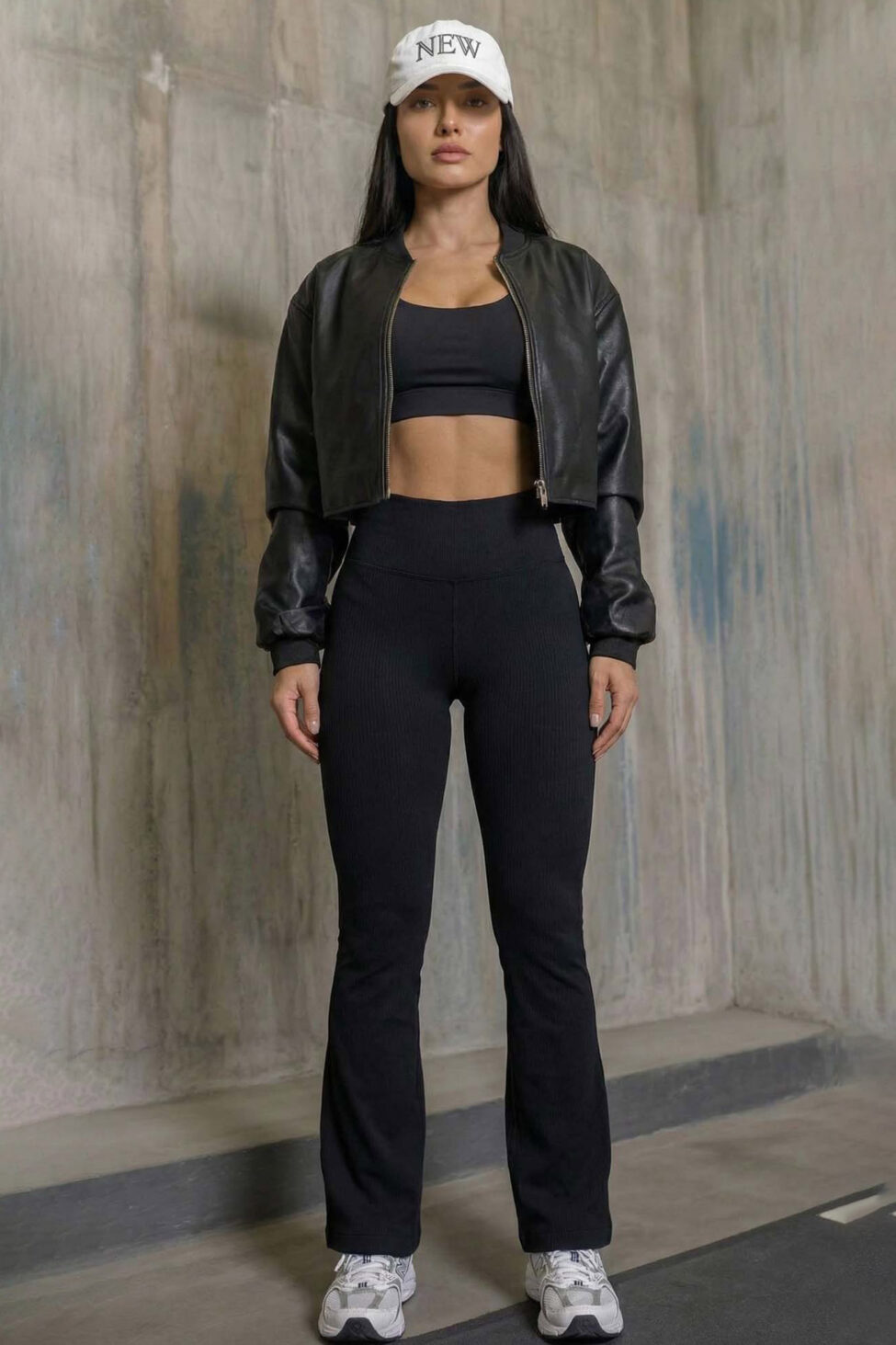 Bianka ψηλόμεσο κολάν καμπάνα μαύρο - Image 4